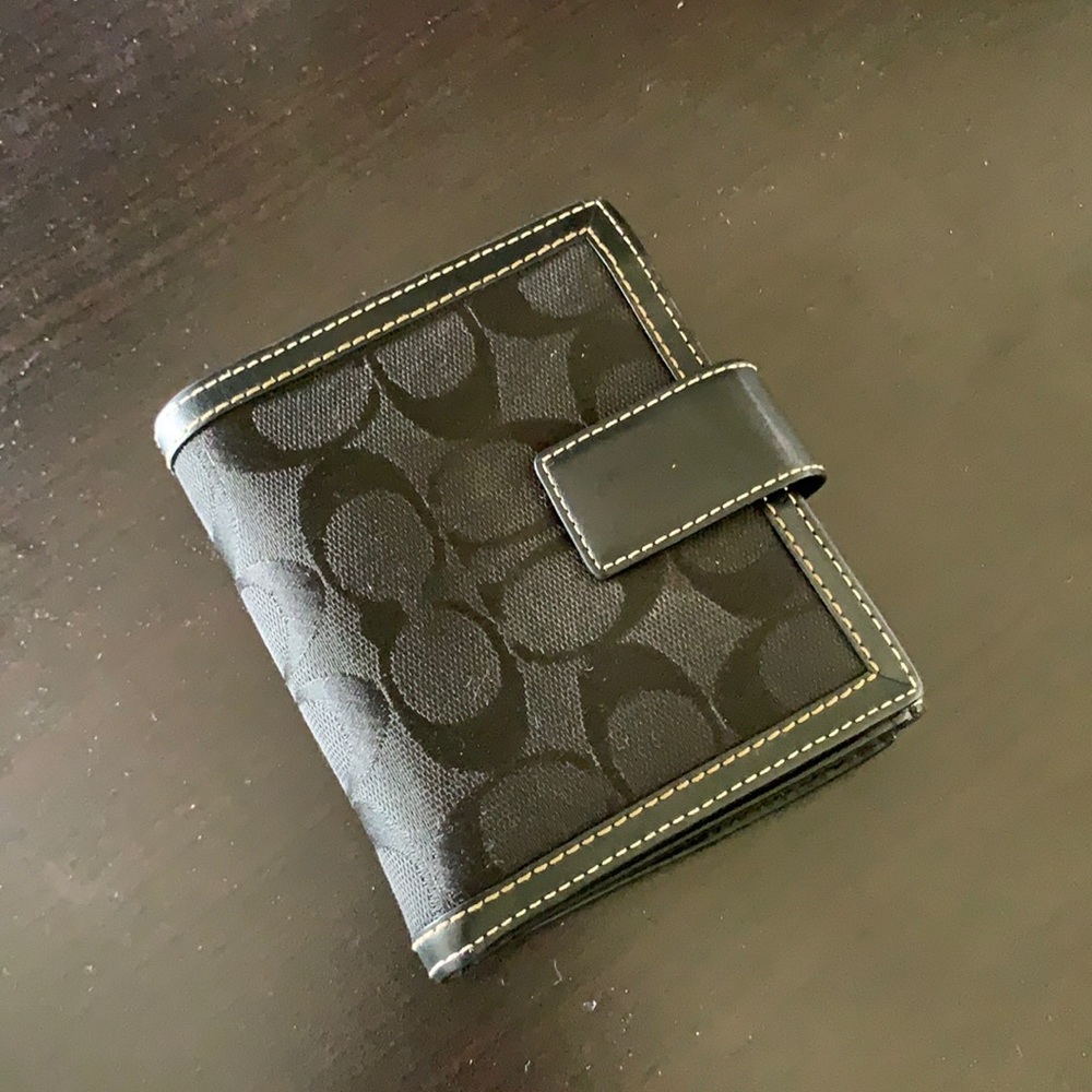 COACH Black Wallet